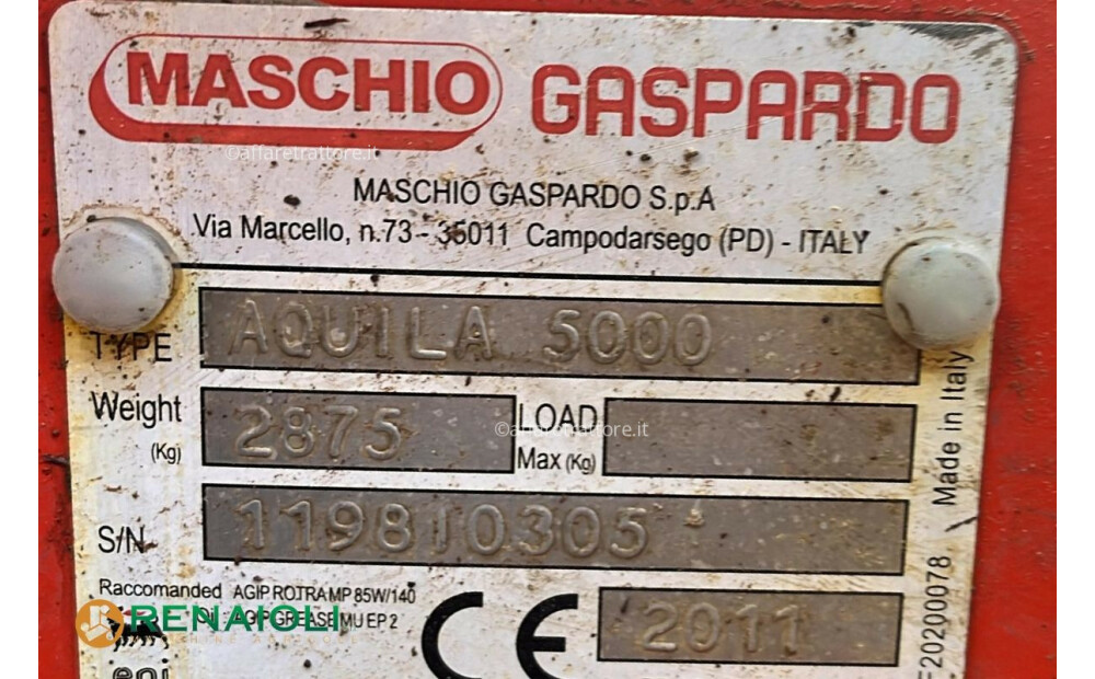 Maschio ERPICE ROTANTE AQUILA 5000 MASCHIO (DS4121) Usato - 5