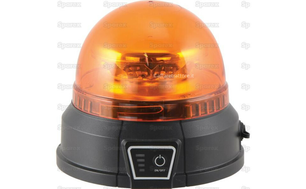 Lampeggiante LED ricaricabile (Arancione),Class 3, Magnetico, 100-240V - 1
