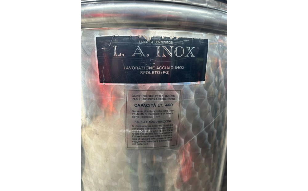 L.A. Inox Cisterne 400 litri Usato - 4