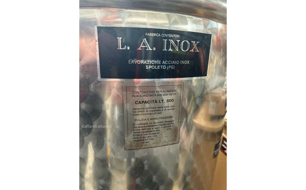 L.A. Inox Cisterne 400 litri Usato - 2