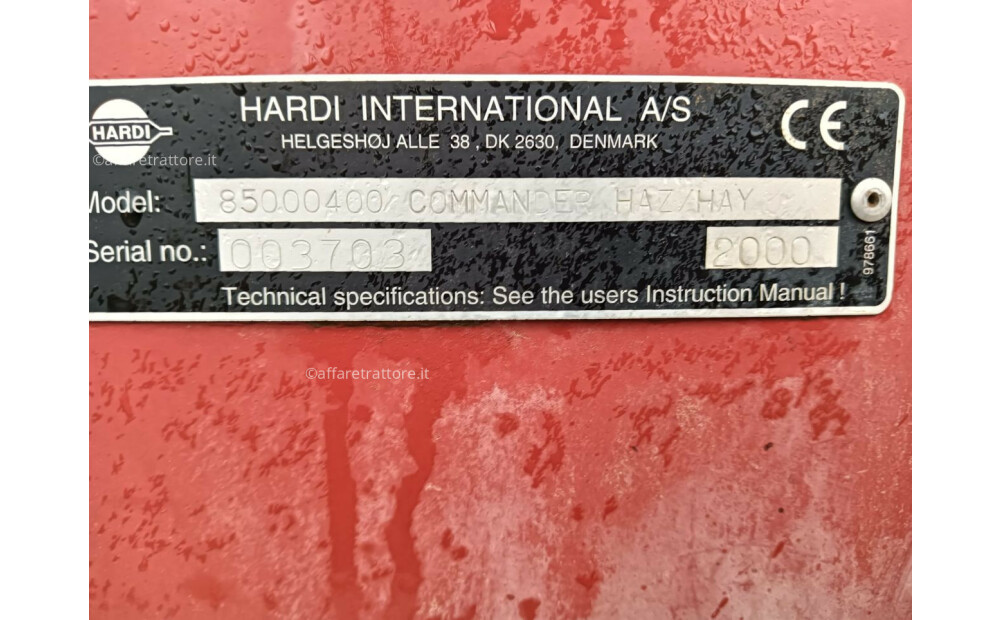 Hardi COMMANDER 3000 Usato - 6