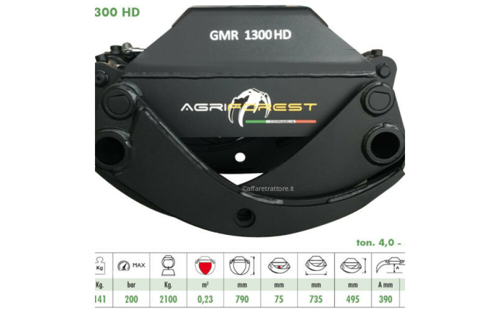 Pinza forestale Agriforest GMR 1300 HD - 1