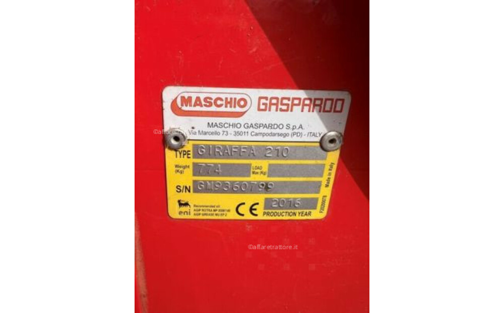 Maschio GIRAFFA 210 Usato - 5