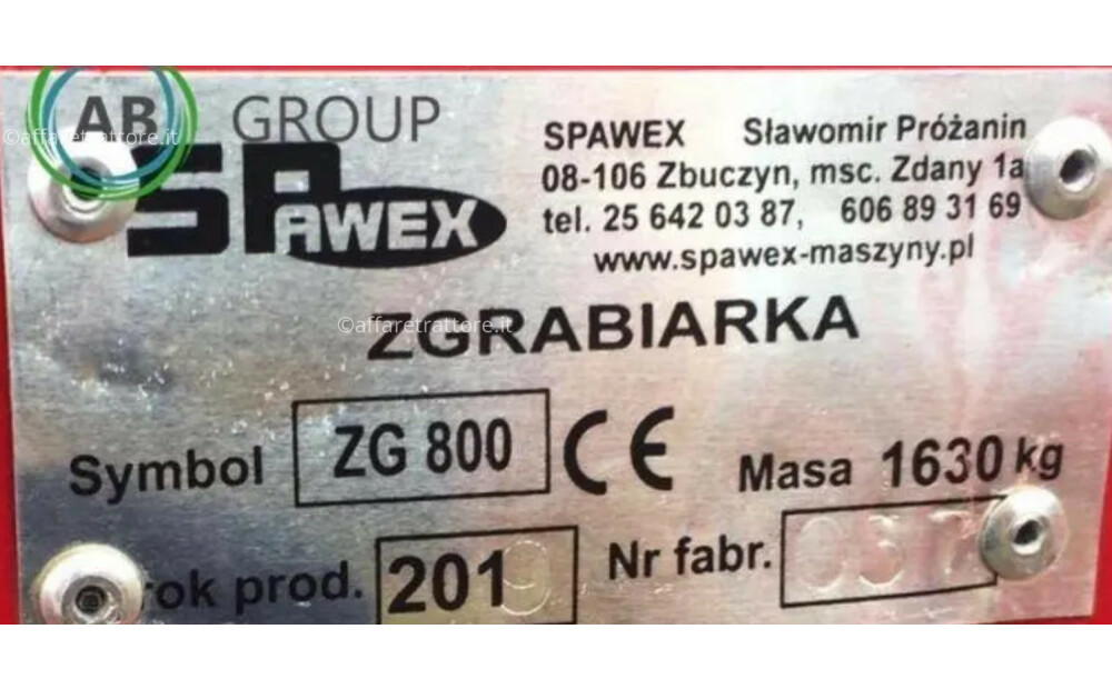 Spawex  Zgrabiarka Tajfun ZG-800 Nuovo - 3
