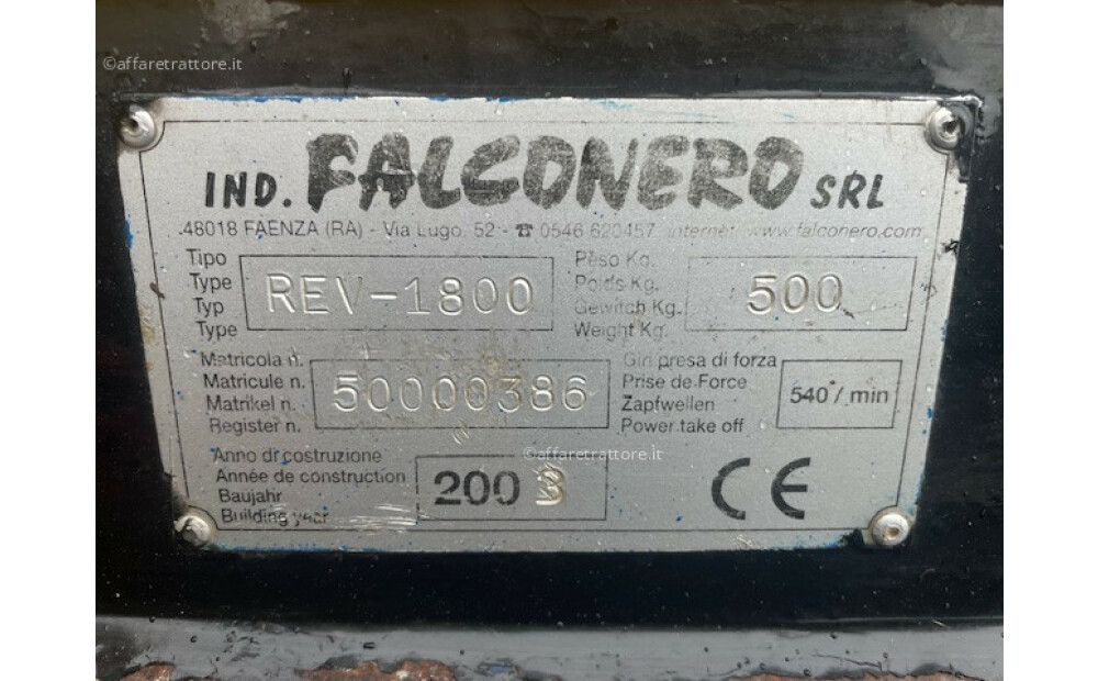 FALCONERO  REV 1800 Usato - 2