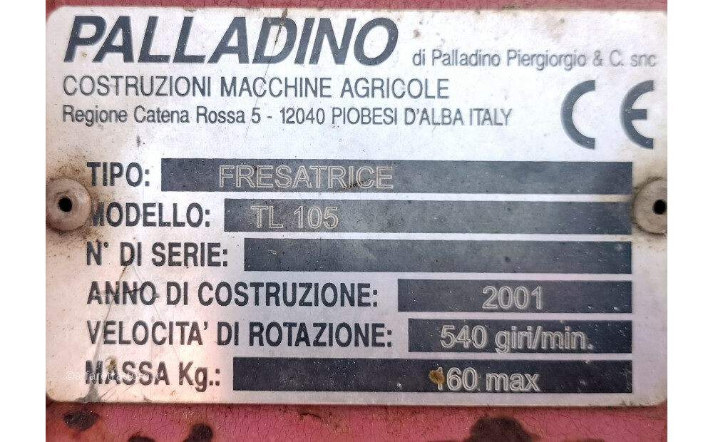 Fresa Palladino  TL 105 usata - 2