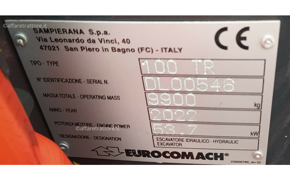 EUROCOMACH 100 TR Braccio TRIPLICE Nuovo - 3