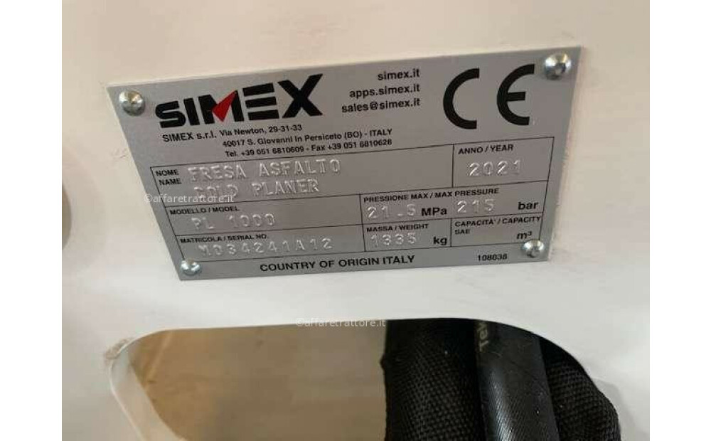 Fresa per asfalto Simex pl1000 nuova - 3