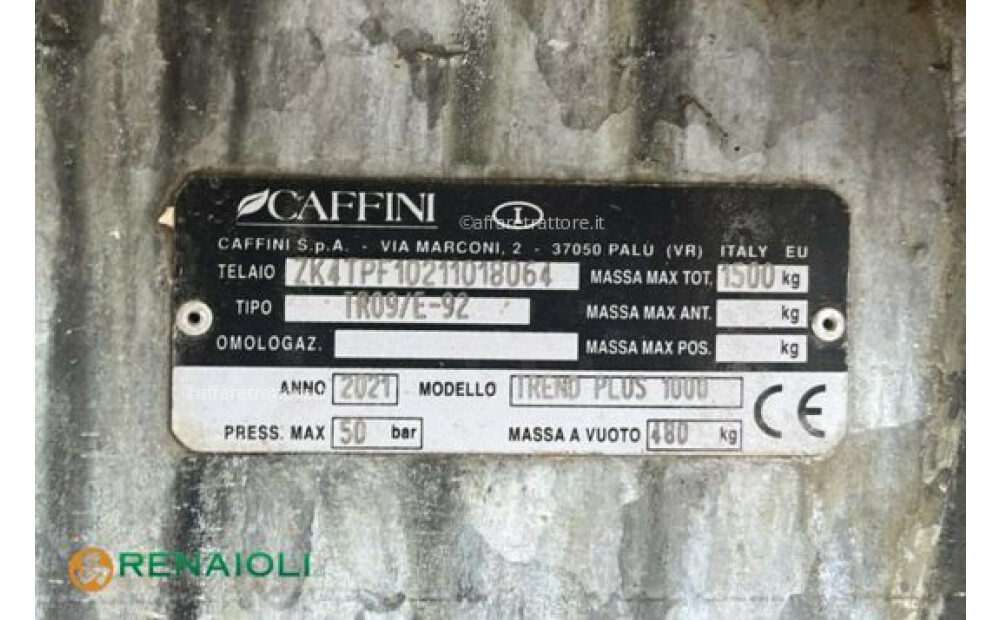 Caffini ATOMIZZATORE TRAINATO TREND PLUS 1000 CAFFINI (KE8469) Usato - 5