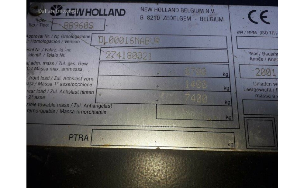 Pressa New Holland BB 960 S - 8