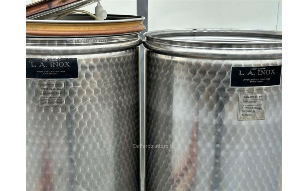 L.A. Inox Cisterne 400 litri Usato - 5