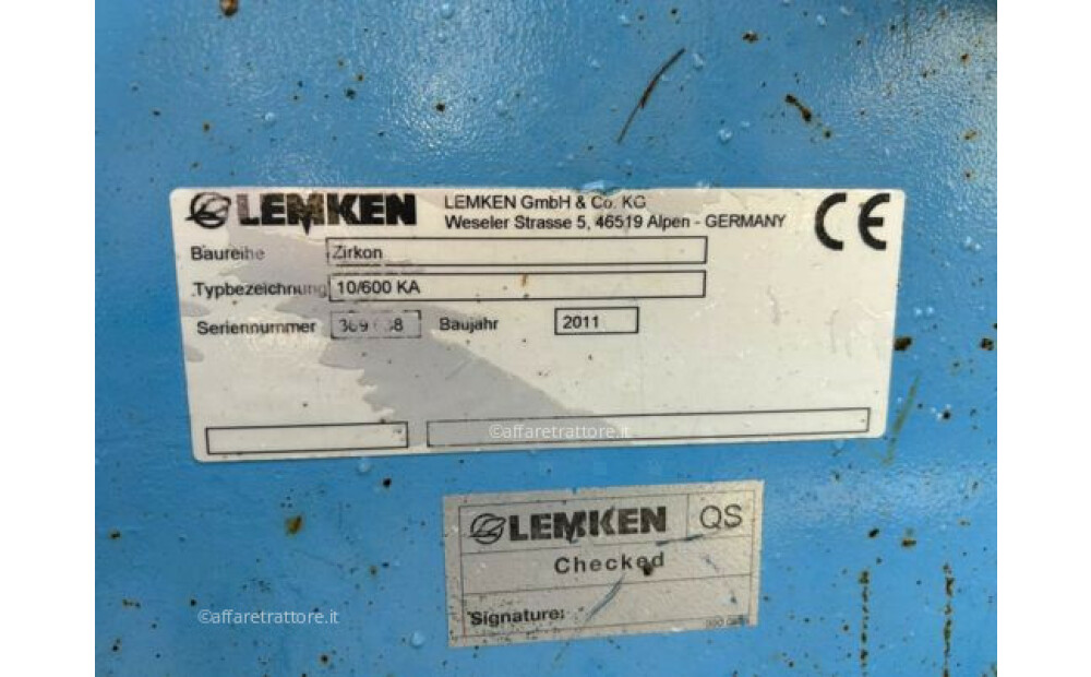 Lemken Solitair 9/600 KA DS 125 Usato - 8
