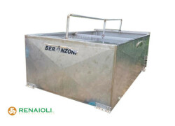 Fabbricazione artigianale CASSONE IN ACCIAIO INOX 310X180X100 CM BERANZONI (SR566) Usato